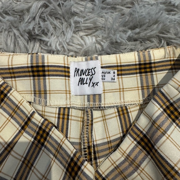 Princess Polly Plaid Trousers - Picture 2 of 3